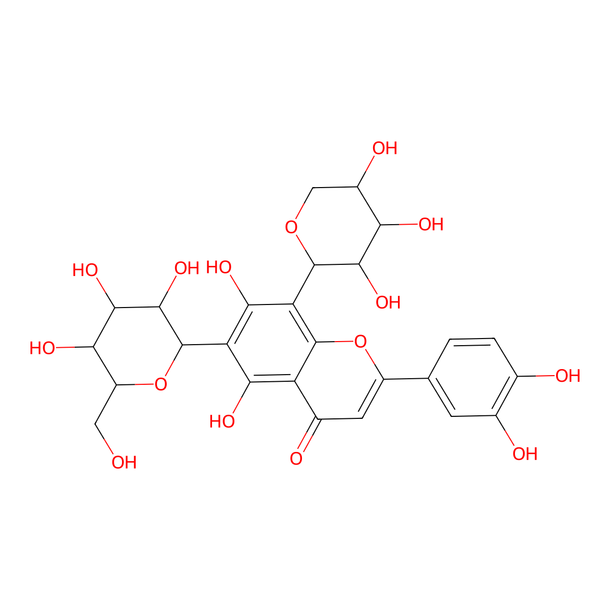 Lucenin 3 molecular structure, CAS 12656-83-6