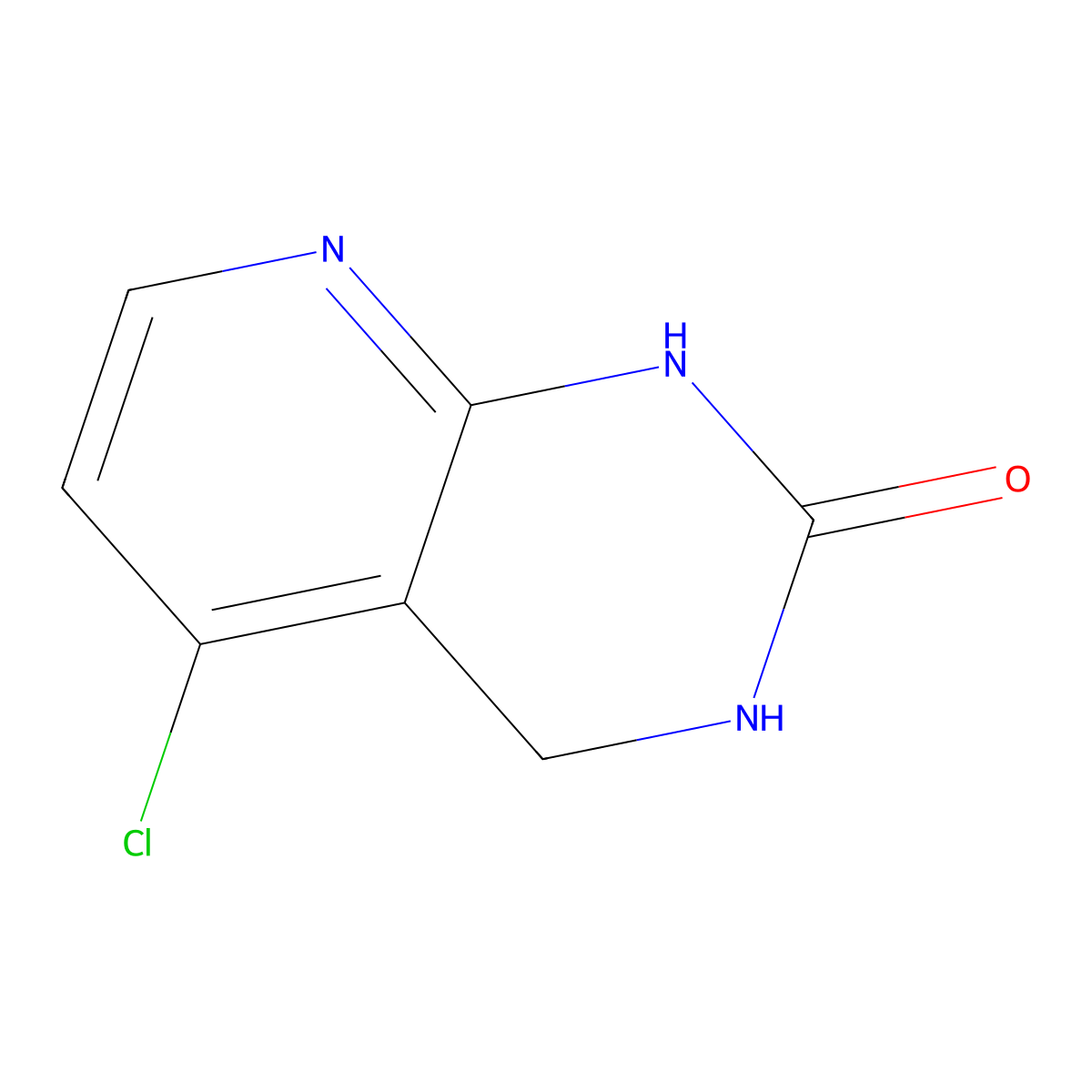 5-Chloro-3,4-dihydropyrido[2,3-D]pyrimidin-2(1H)-one molecular structure, CAS 1265634-75-0
