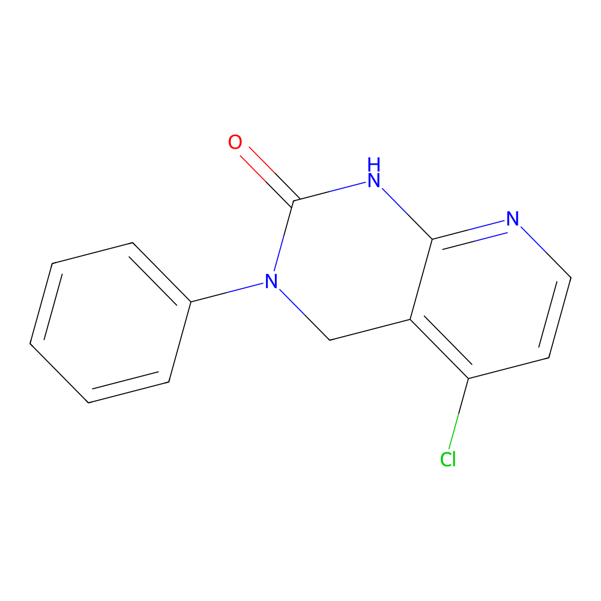 5-chloro-3-phenyl-3,4-dihydropyrido[2,3-d]pyrimidin-2(1H)-one molecular structure, CAS 1265634-97-6