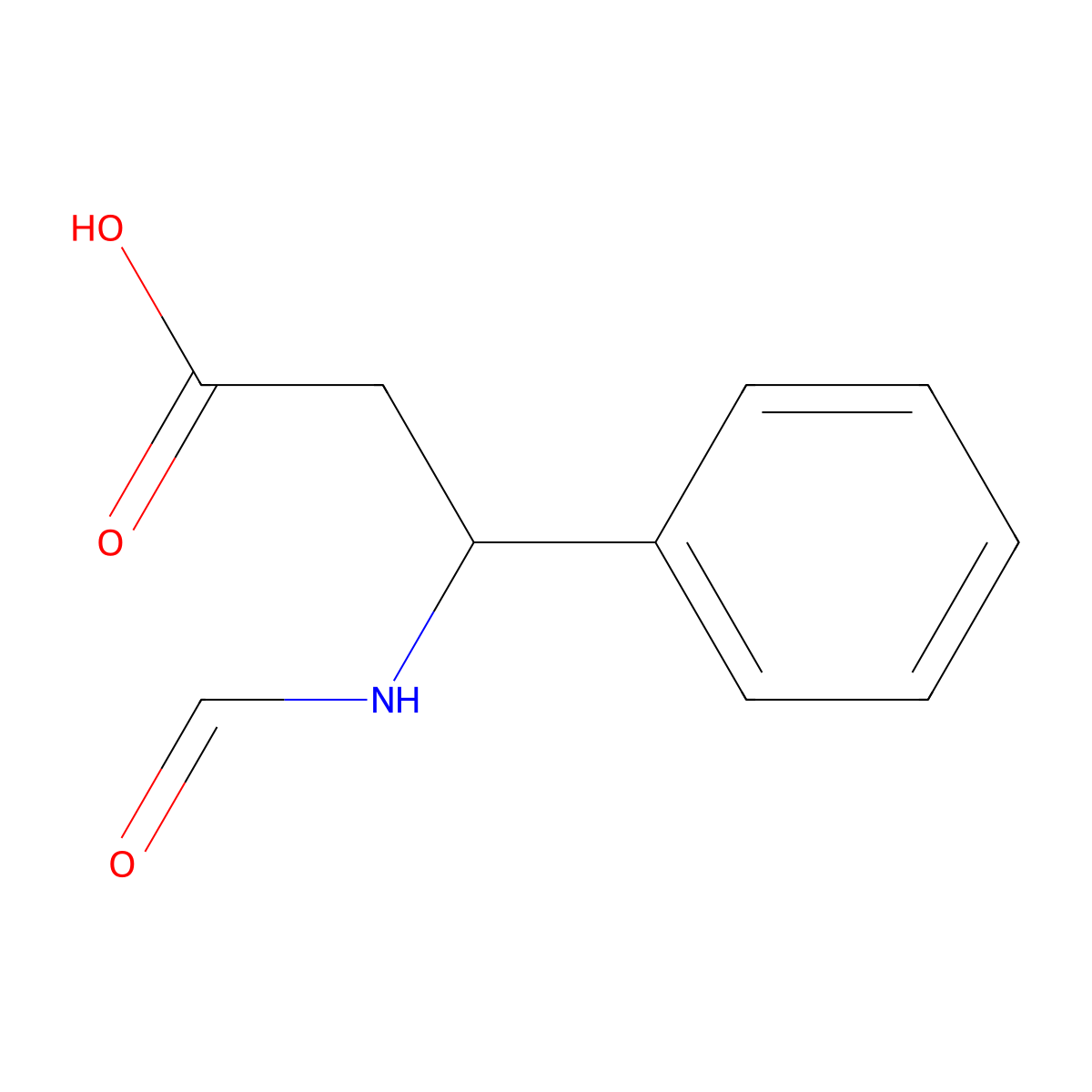 3-(Formylamino)-3-phenylpropanoic acid molecular structure, CAS 126575-05-1