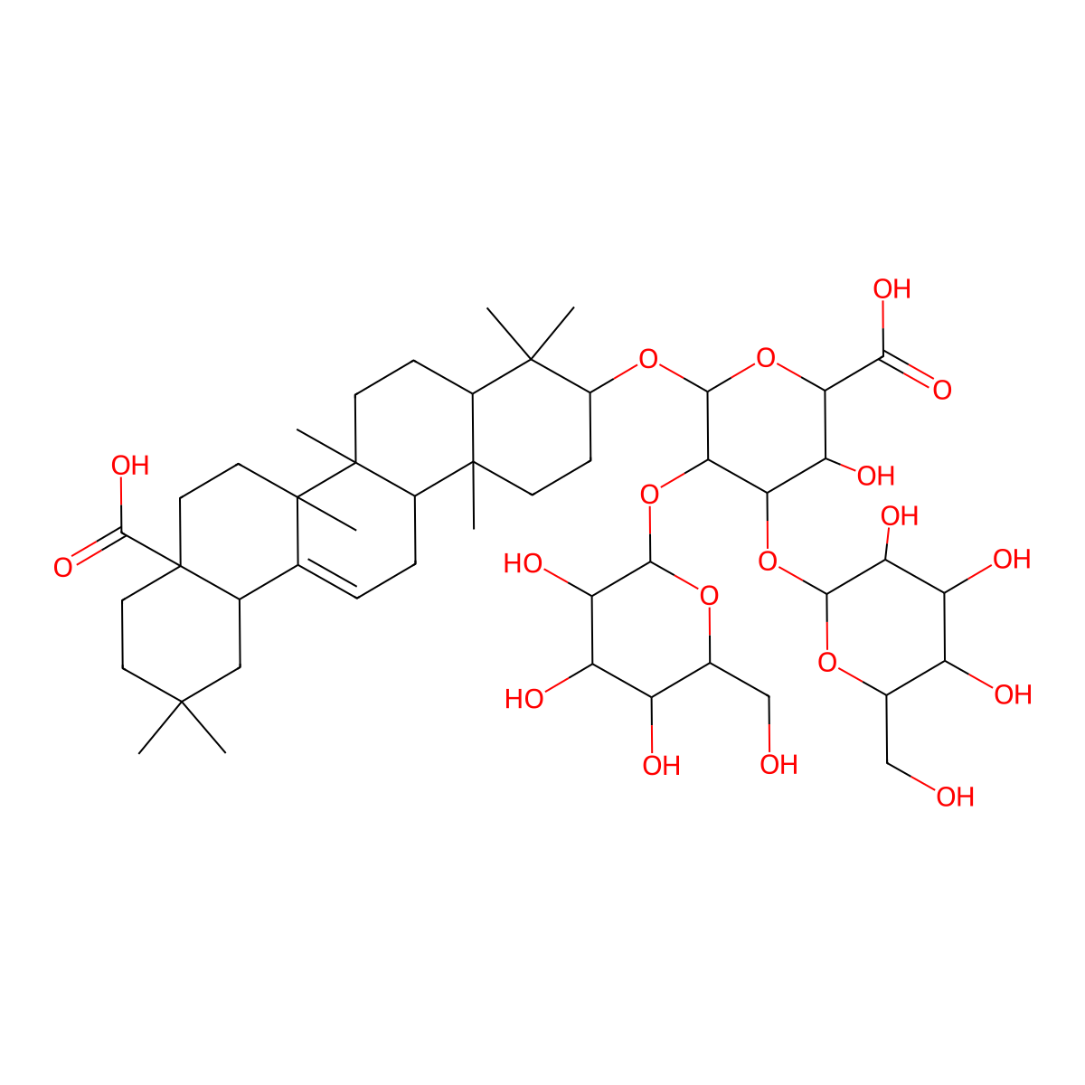 Calendulaglycoside B molecular structure, CAS 126577-19-3