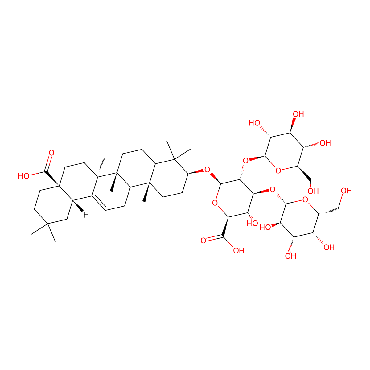 Calendulaglycoside B molecular structure, CAS 126577-19-3
