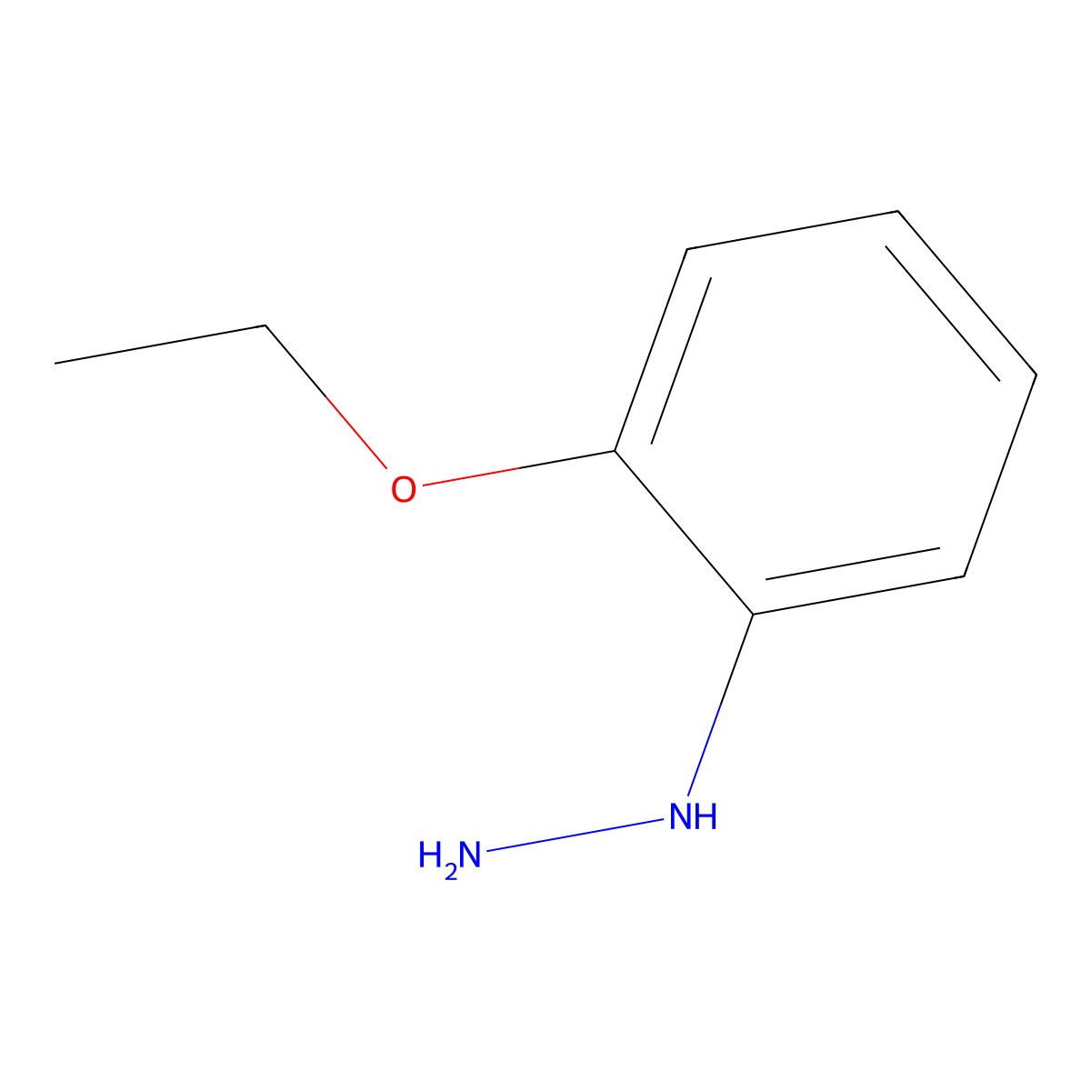 (2-Ethoxyphenyl)hydrazine molecular structure, CAS 126580-49-2
