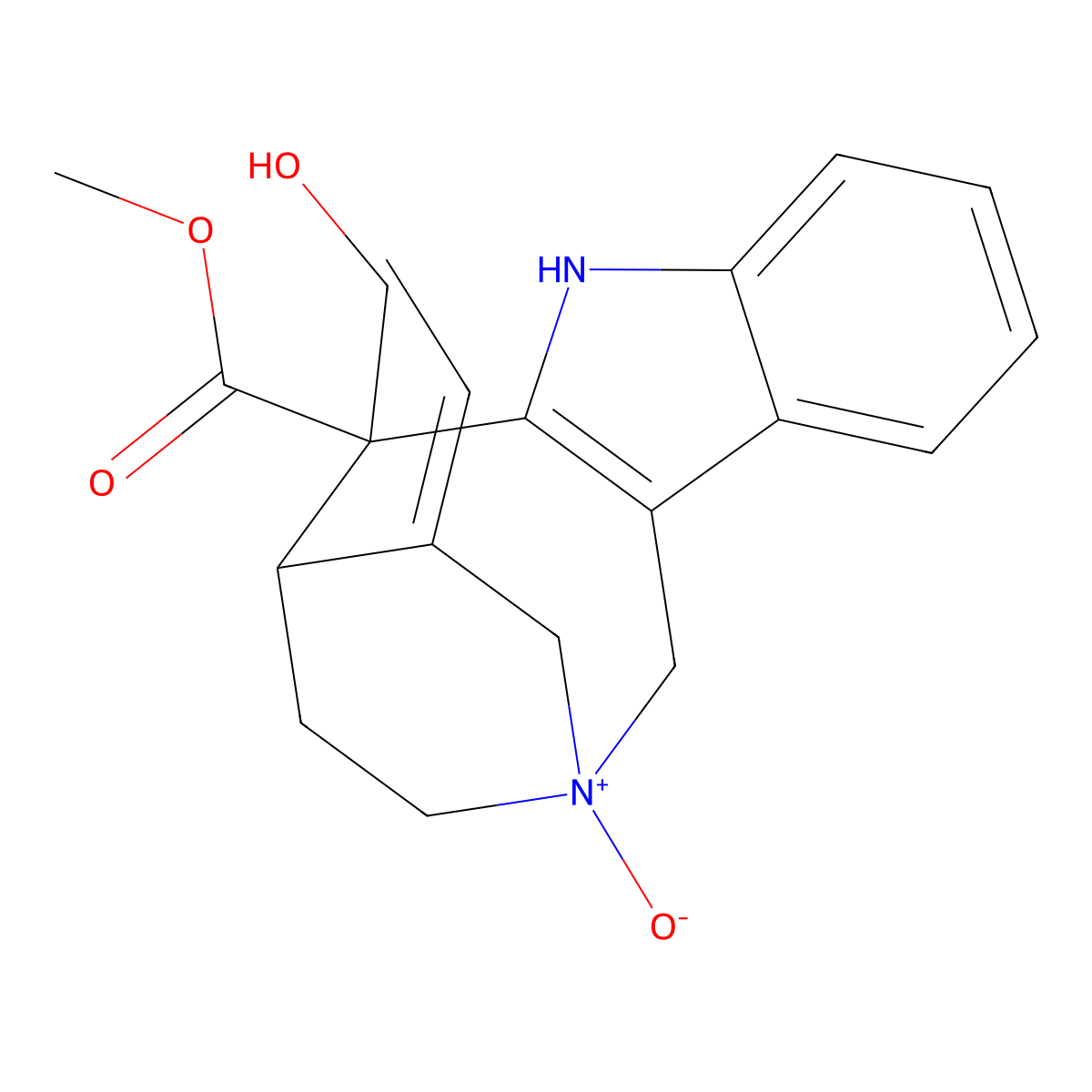 Vallesamine Nb-oxide molecular structure, CAS 126594-73-8