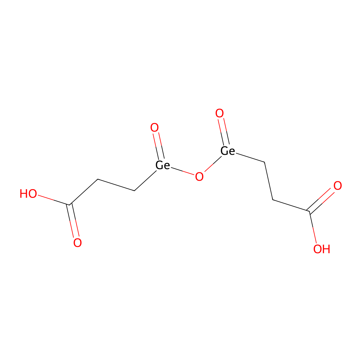 Bis (2-Carboxyethylgermanium)sesquioxide molecular structure, CAS 126595-07-1