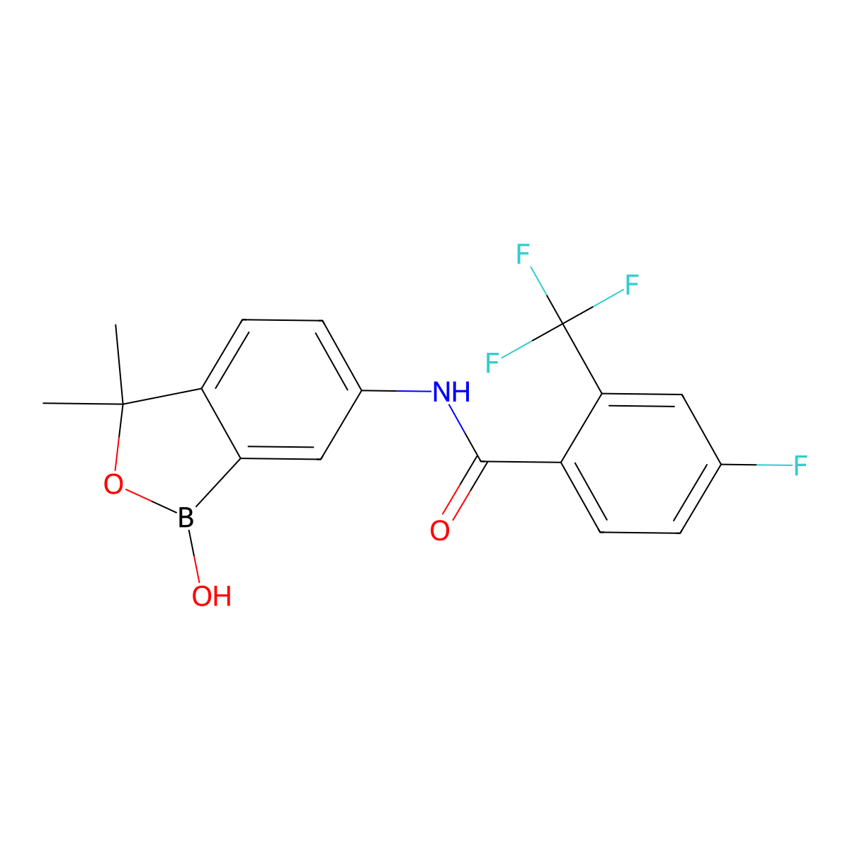 Acoziborole molecular structure, CAS 1266084-51-8