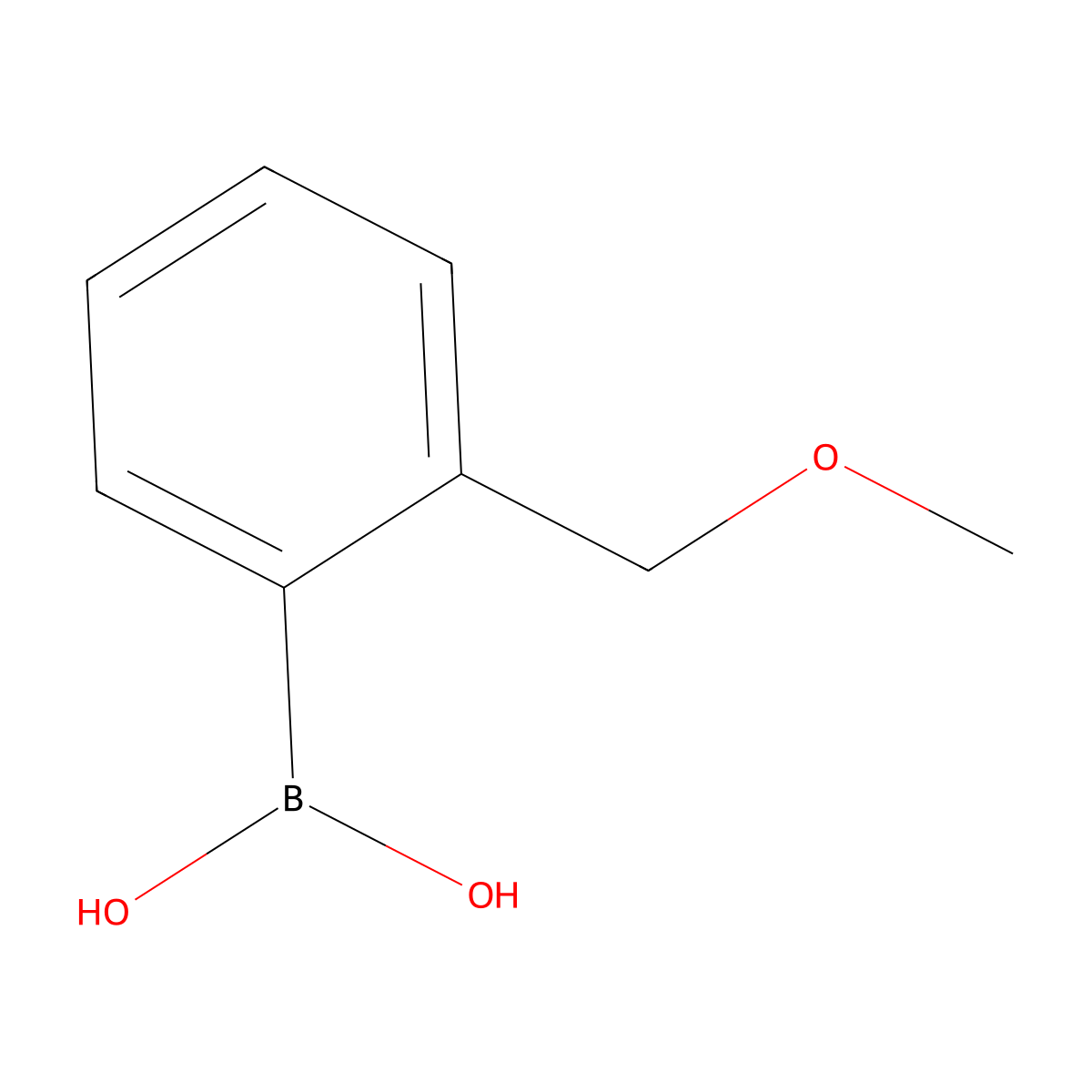 2-(Methoxymethyl)benzeneboronic acid molecular structure, CAS 126617-98-9