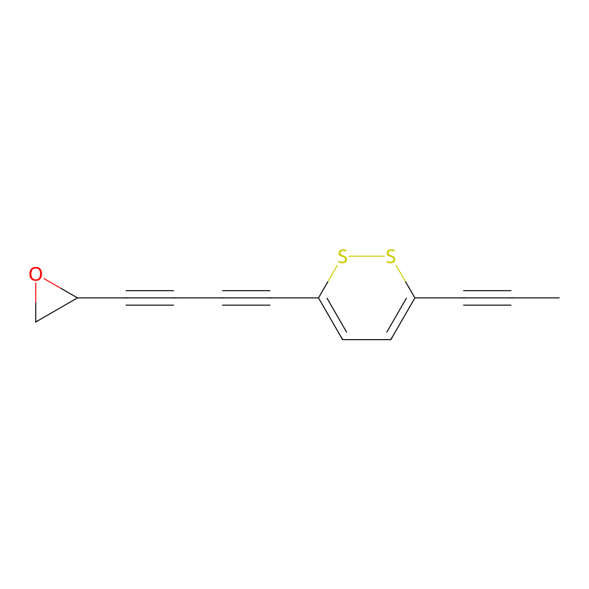 Thiarubrine D molecular structure, CAS 126624-07-5