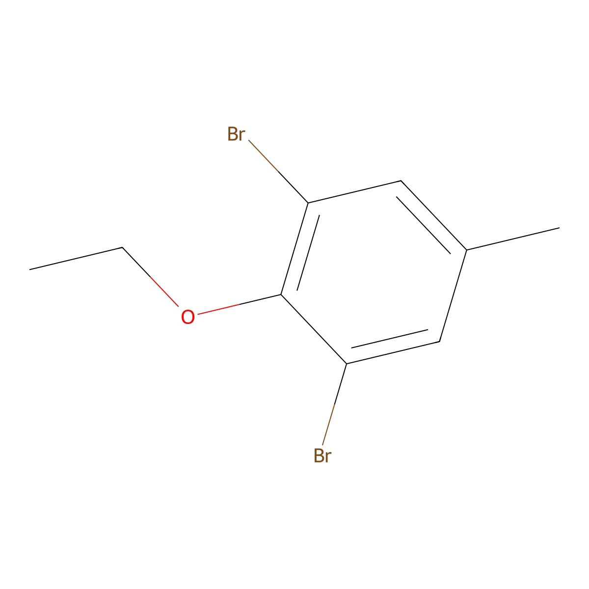 1,3-Dibromo-2-ethoxy-5-methylbenzene molecular structure, CAS 1266253-70-6