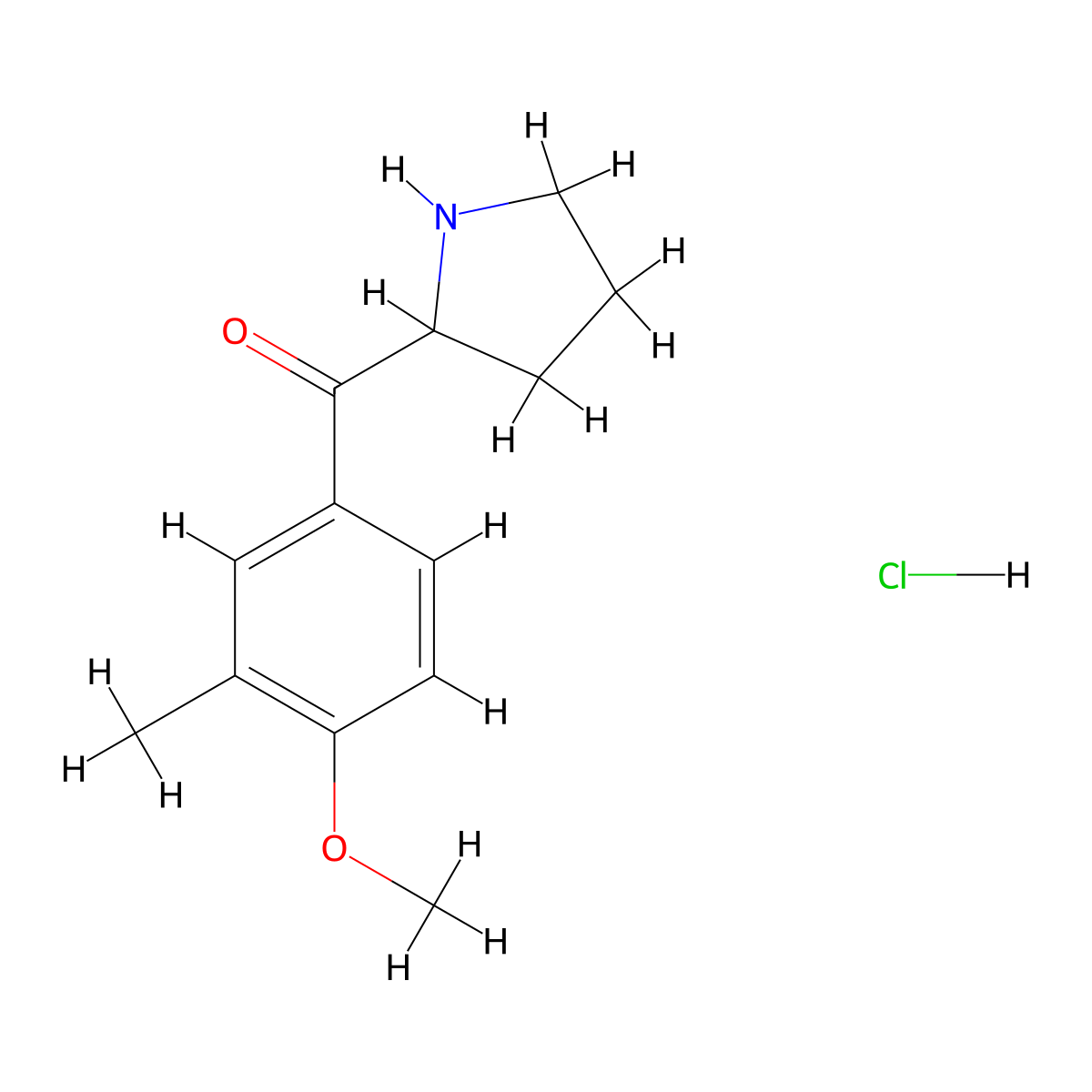 2-(4-Methoxy-3-methylbenzoyl)pyrrolidine hydrochloride molecular structure, CAS 1266690-86-1
