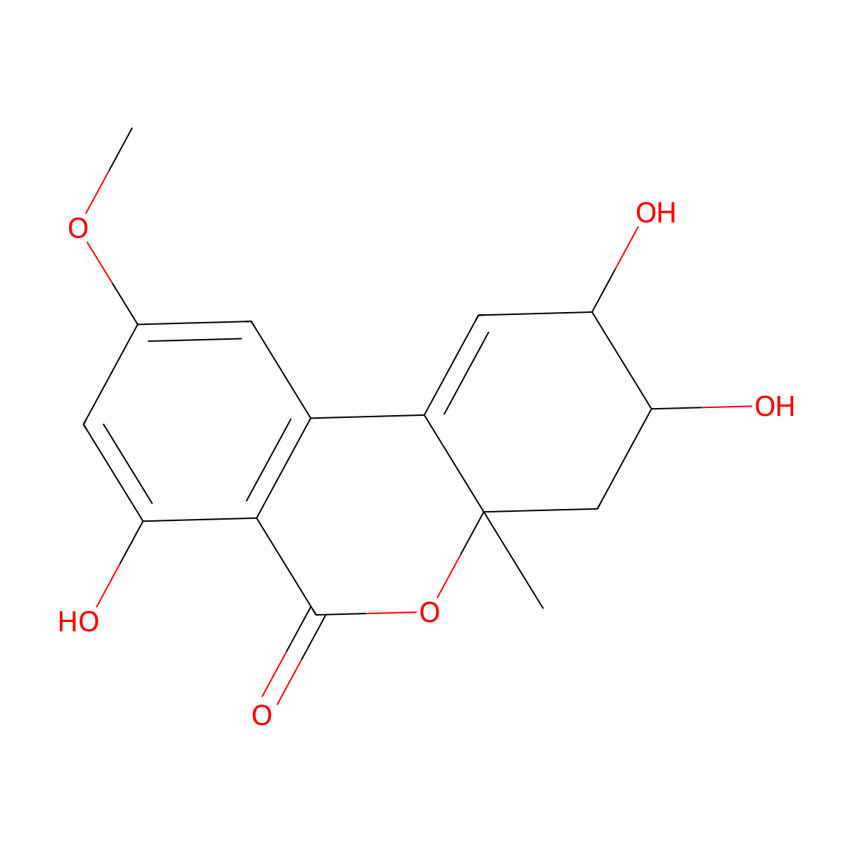 Isoaltenuene molecular structure, CAS 126671-80-5