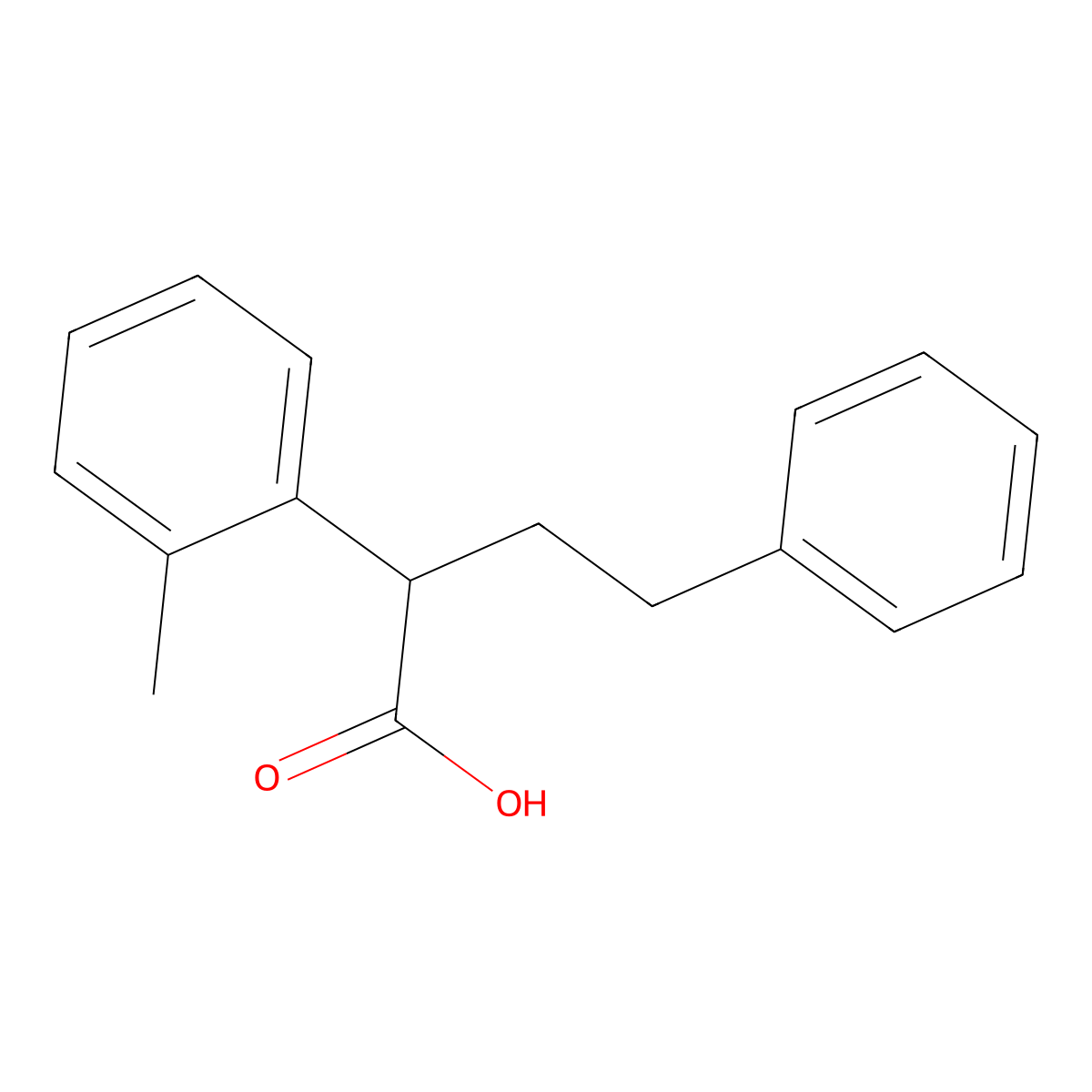 2-(2-Methylphenyl)-4-phenylbutanoic acid molecular structure, CAS 1266749-56-7