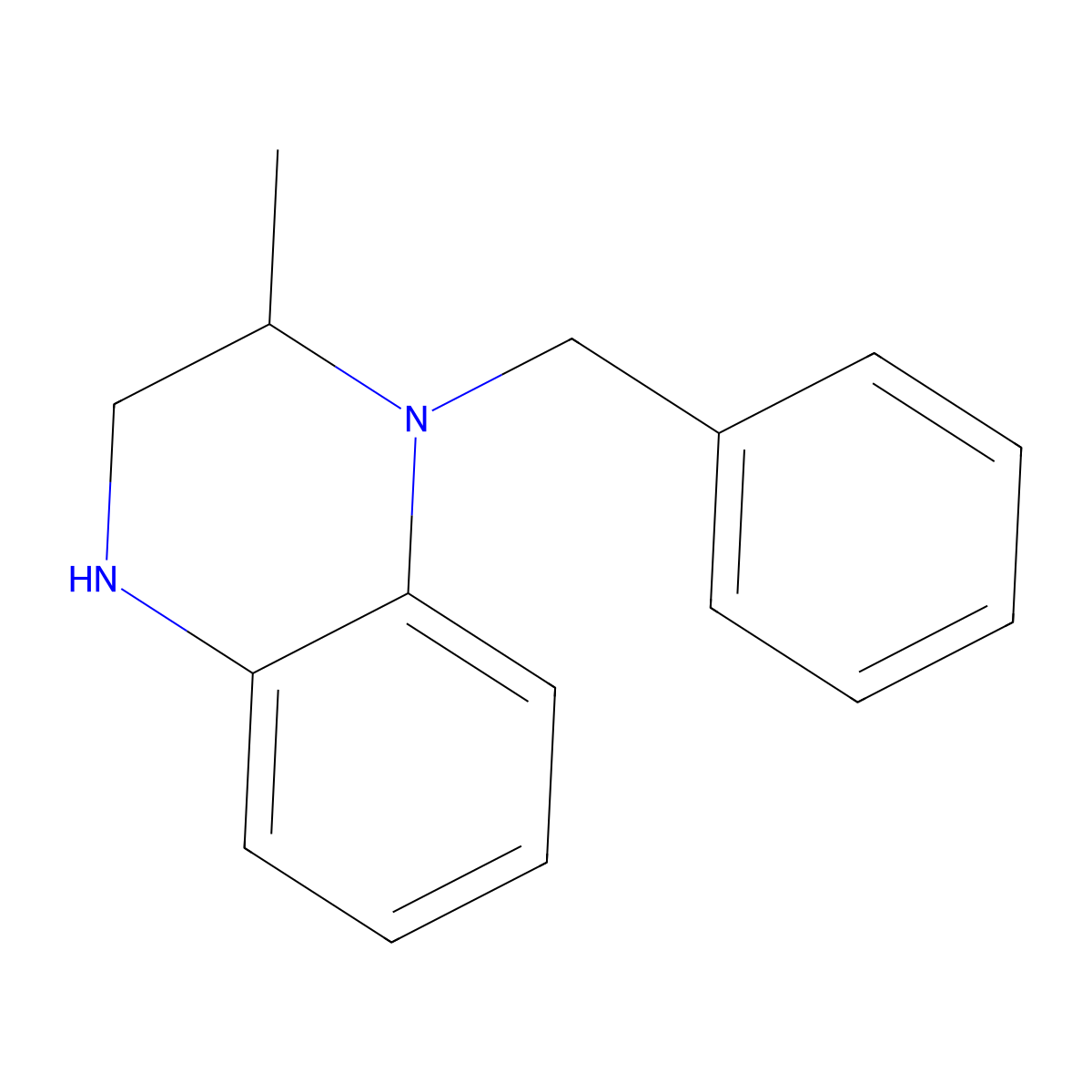 1-Benzyl-2-methyl-1,2,3,4-tetrahydroquinoxaline molecular structure, CAS 1266756-72-2