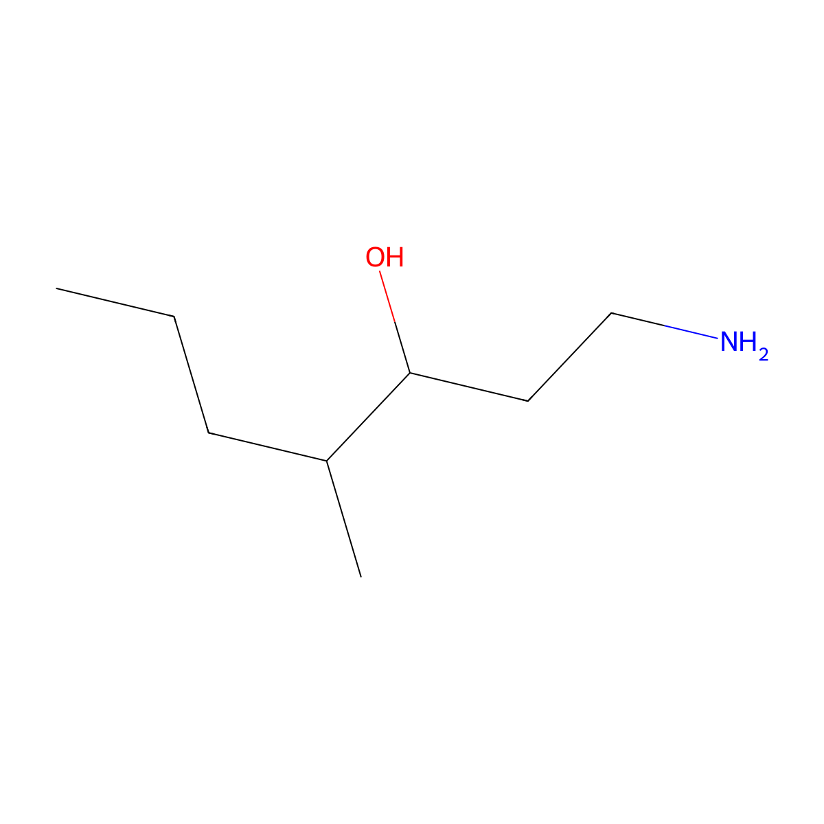 1-Amino-4-methylheptan-3-ol molecular structure, CAS 126678-99-7