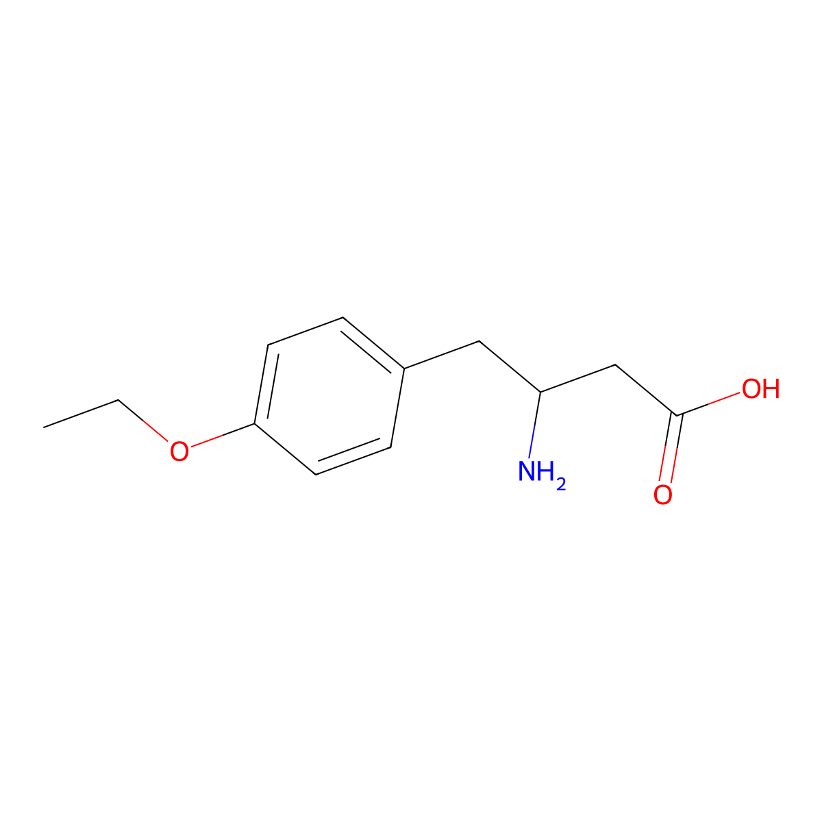 3-Amino-4-(4-ethoxyphenyl)butyric Acid molecular structure, CAS 1266896-95-0