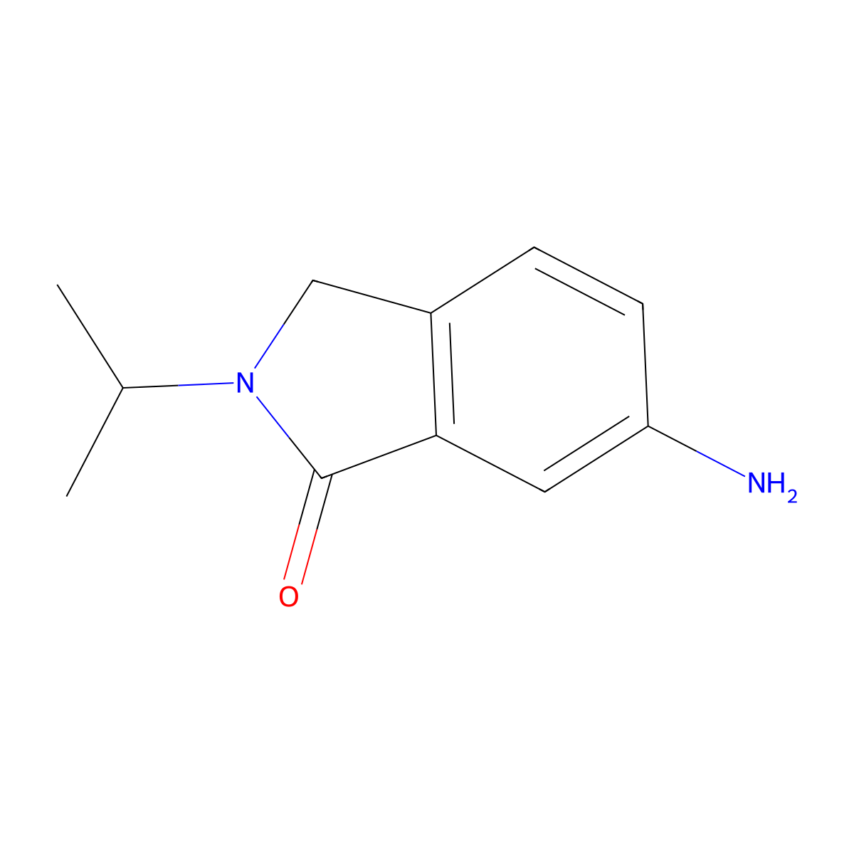 6-Amino-2-isopropylisoindolin-1-one molecular structure, CAS 1266949-85-2