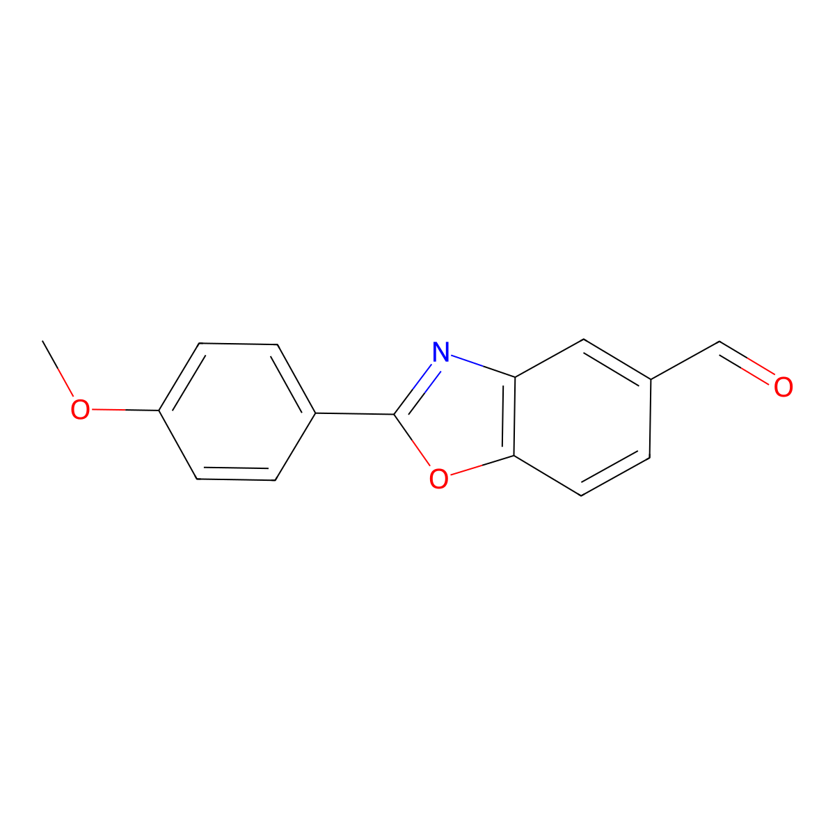 2-(4-Methoxyphenyl)benzo[d]oxazole-5-carbaldehyde molecular structure, CAS 1266978-20-4