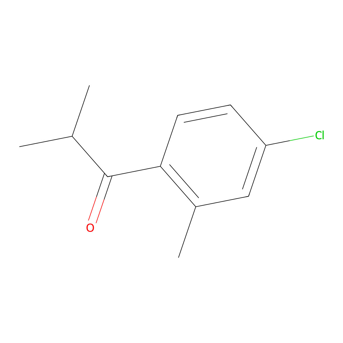 4'-Chloro-2,2'-dimethylpropiophenone molecular structure, CAS 1267004-93-2