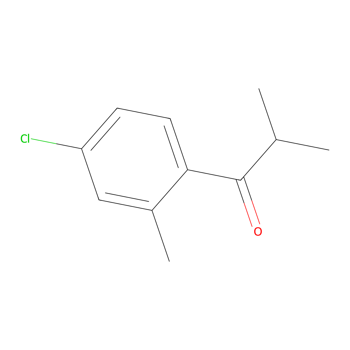 4'-Chloro-2,2'-dimethylpropiophenone molecular structure, CAS 1267004-93-2
