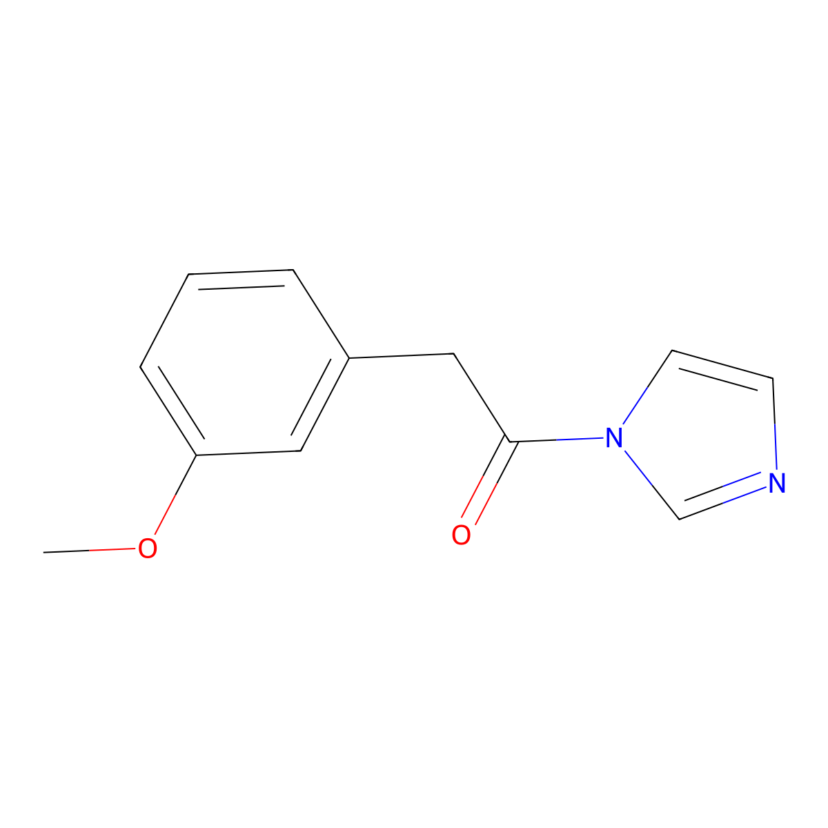 1-[(3-methoxyphenyl)acetyl]-1H-imidazole molecular structure, CAS 1267008-26-3