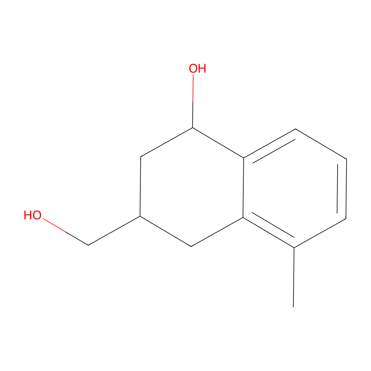 3-(Hydroxymethyl)-5-methyl-1,2,3,4-tetrahydronaphthalen-1-ol molecular structure, CAS 1267057-61-3