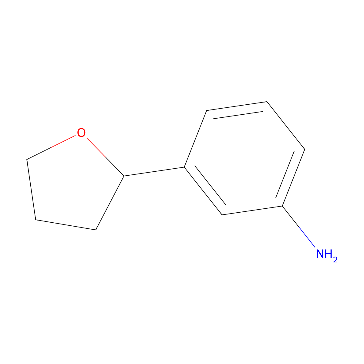 3-(Tetrahydrofuran-2-yl)aniline molecular structure, CAS 1267075-05-7