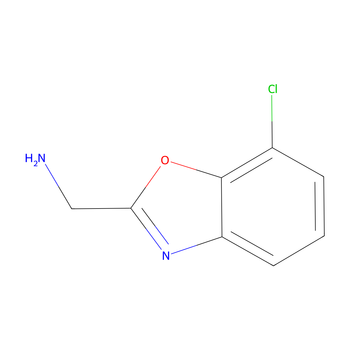 7-Chlorobenzoxazole-2-methanamine molecular structure, CAS 1267094-00-7
