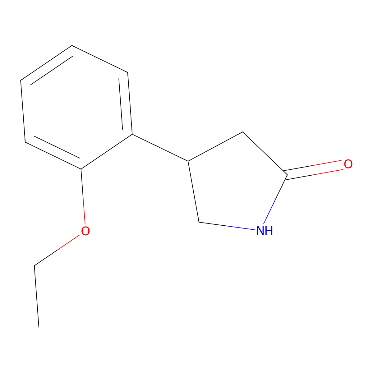4-(2-Ethoxyphenyl)pyrrolidin-2-one molecular structure, CAS 1267107-63-0
