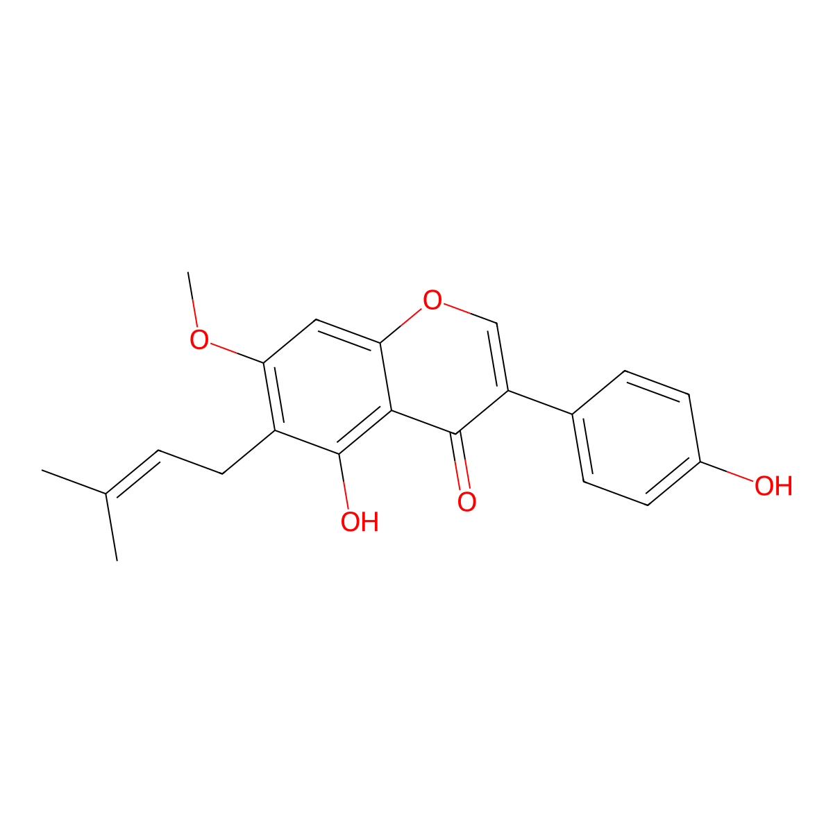 Gancaonin G molecular structure, CAS 126716-34-5