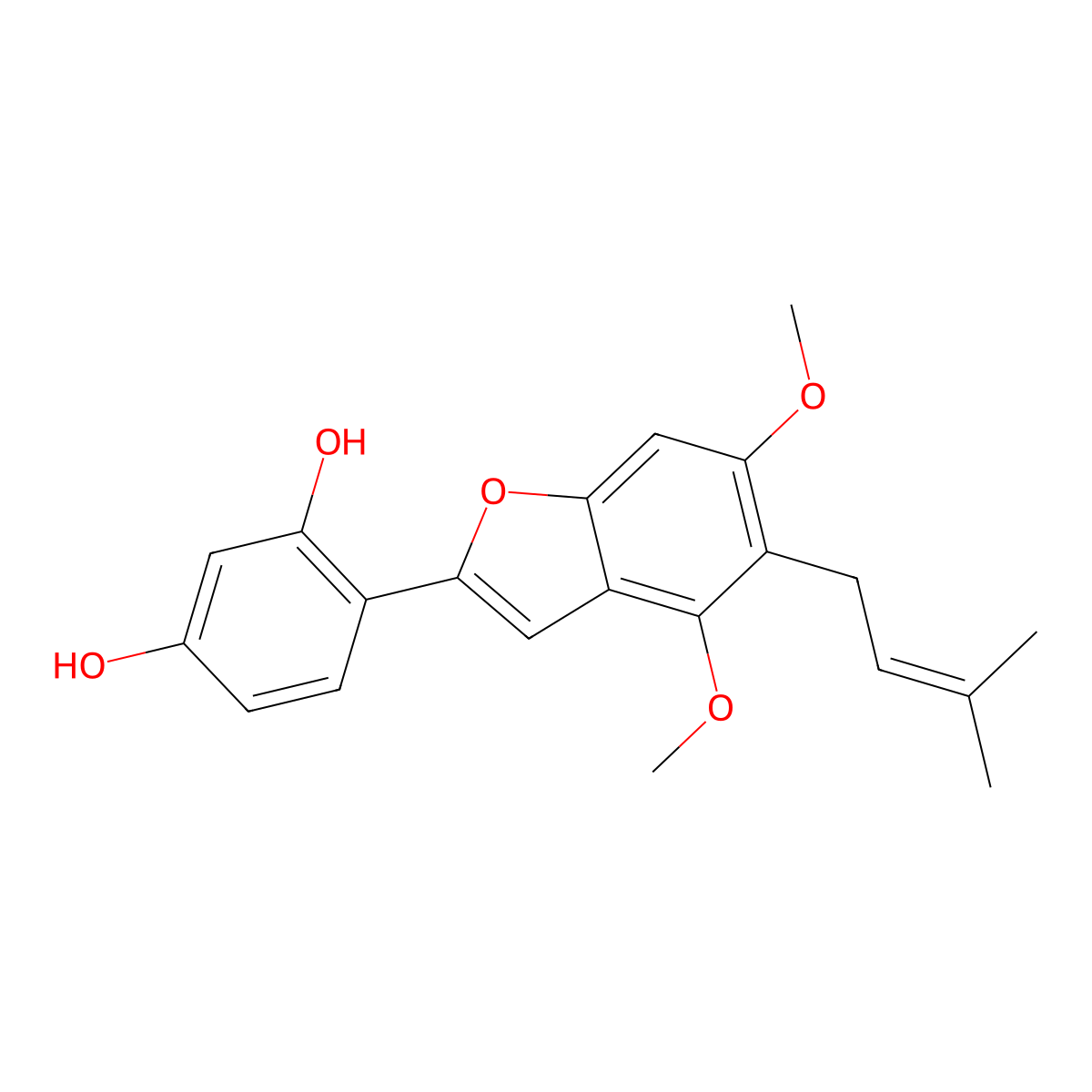 Gancaonin I molecular structure, CAS 126716-36-7