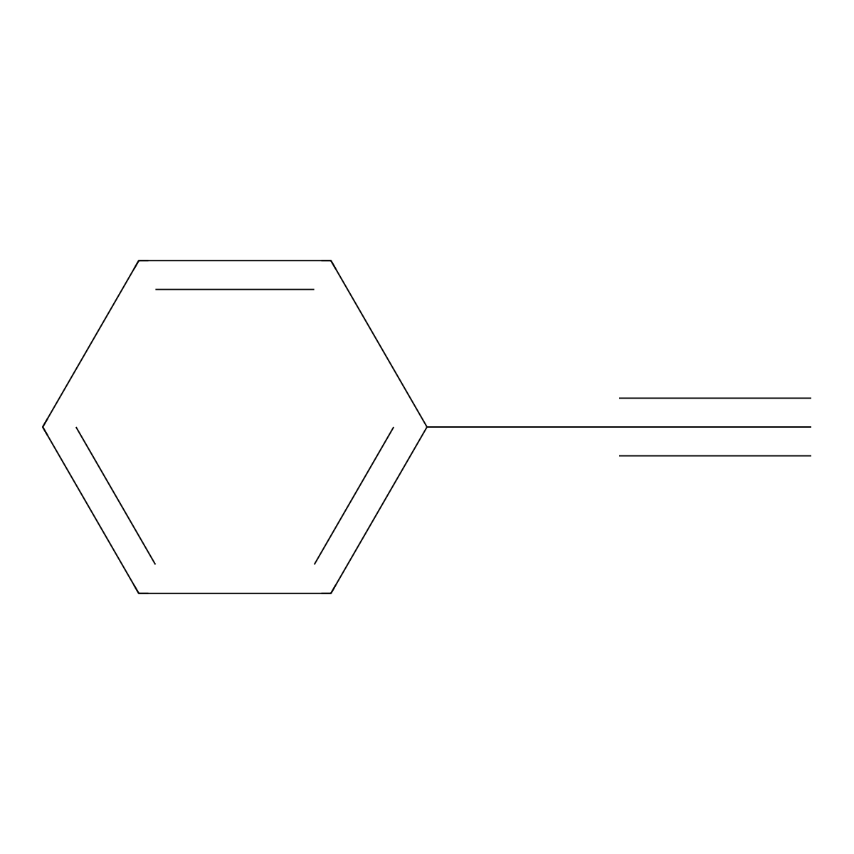 Phenylacetylene molecular structure, CAS 126716-66-3