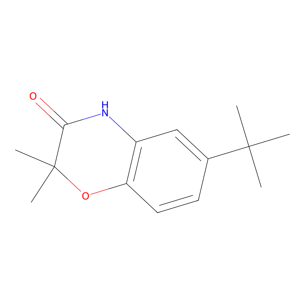 6-(tert-Butyl)-2,2-dimethyl-2H-benzo[b][1,4]oxazin-3(4H)-one molecular structure, CAS 1267211-60-8