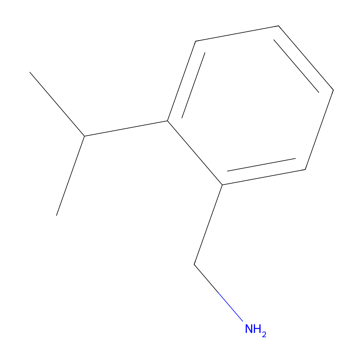 (2-Isopropylphenyl)methanamine molecular structure, CAS 1267333-73-2
