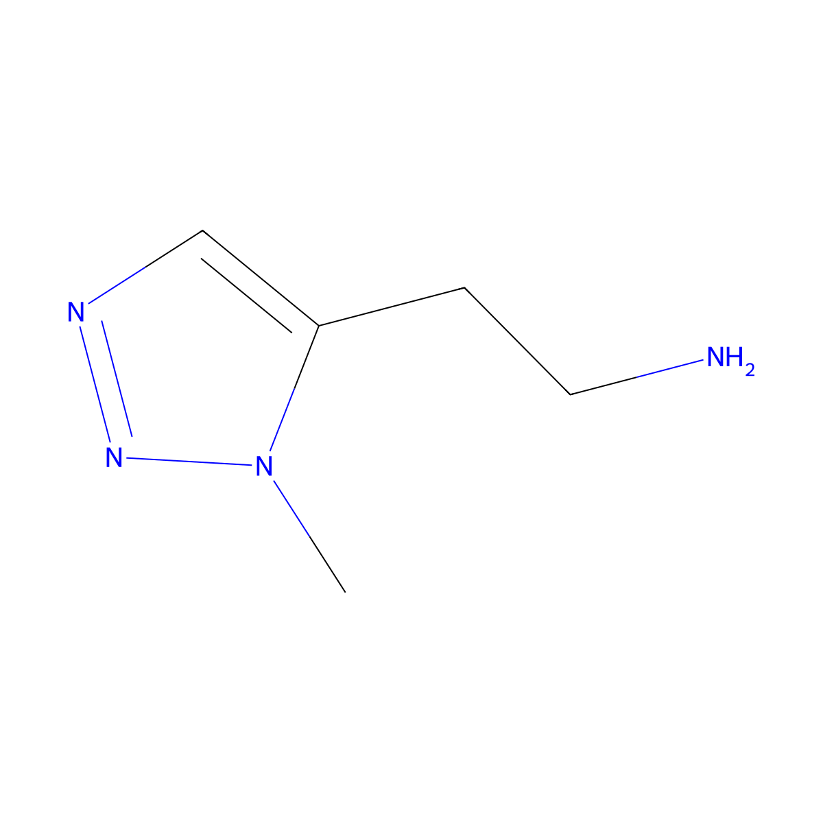 2-(1-Methyl-1H-1,2,3-triazol-5-yl)ethanamine molecular structure, CAS 1267374-73-1