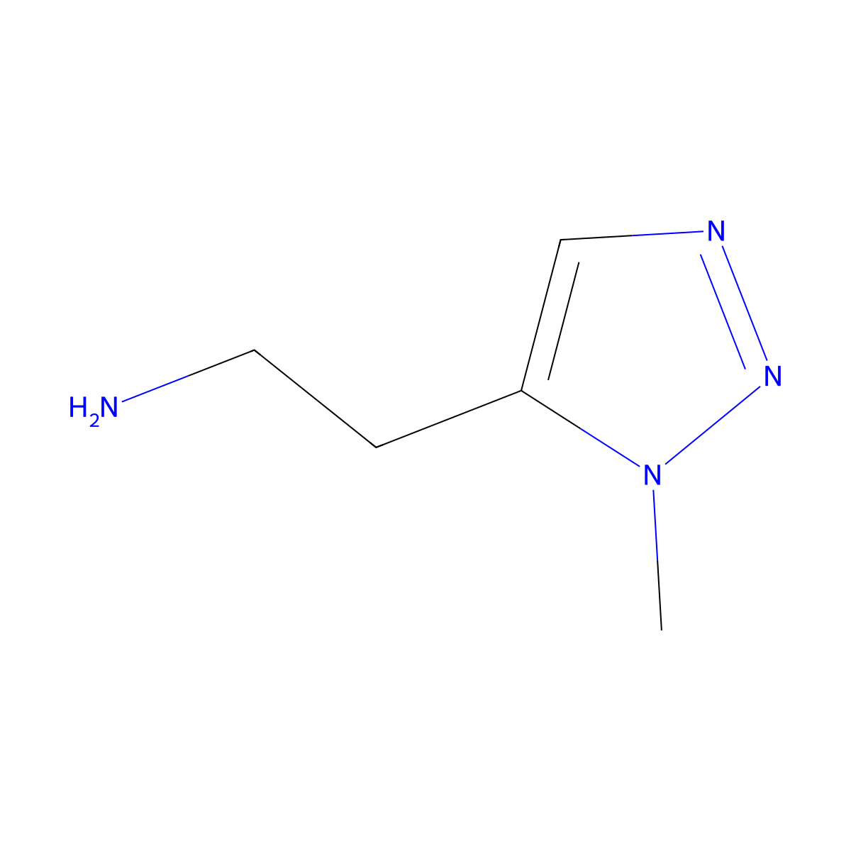 2-(1-Methyl-1H-1,2,3-triazol-5-yl)ethanamine molecular structure, CAS 1267374-73-1