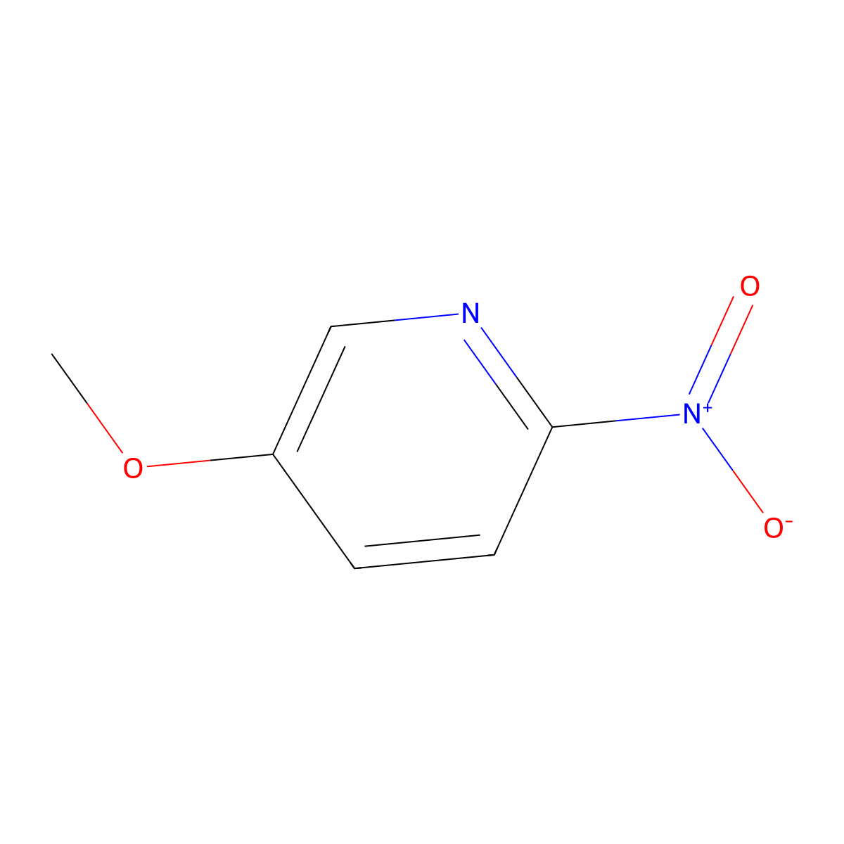 5-Methoxy-2-nitropyridine molecular structure, CAS 126739-64-8