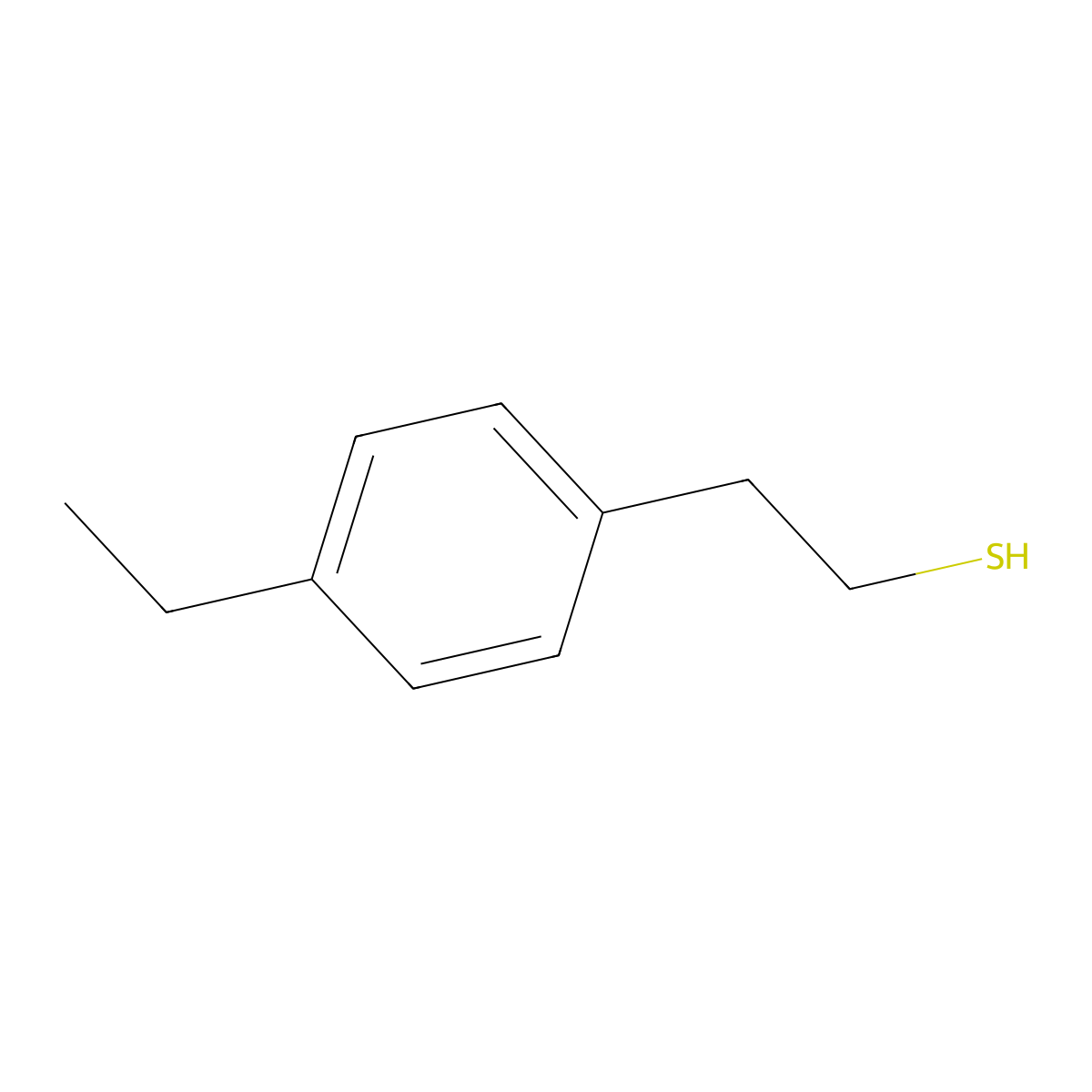 2-(4-Ethylphenyl)ethanethiol molecular structure, CAS 1267390-60-2