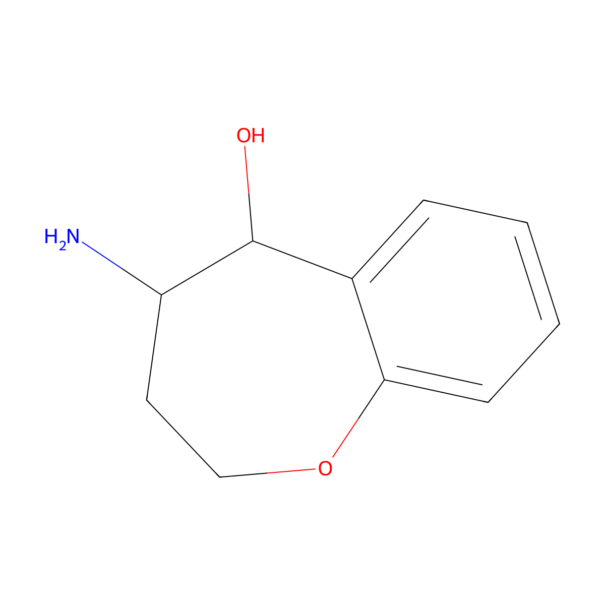 4-Amino-2,3,4,5-tetrahydrobenzo[b]oxepin-5-ol molecular structure, CAS 1267461-22-2