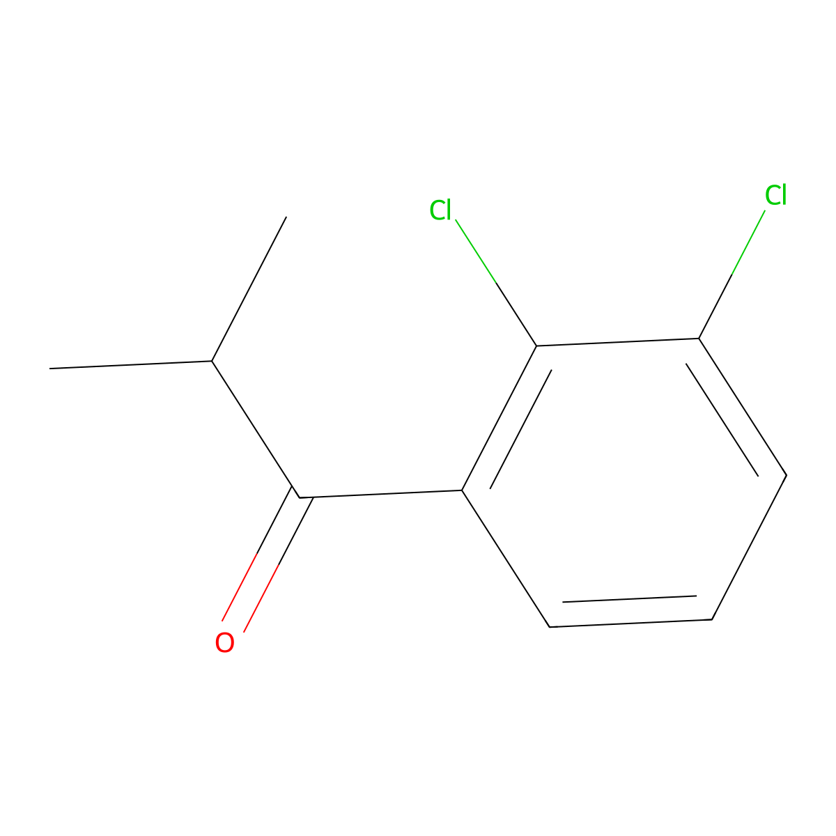 1-(2,3-Dichlorophenyl)-2-methyl-1-propanone molecular structure, CAS 1267469-42-0