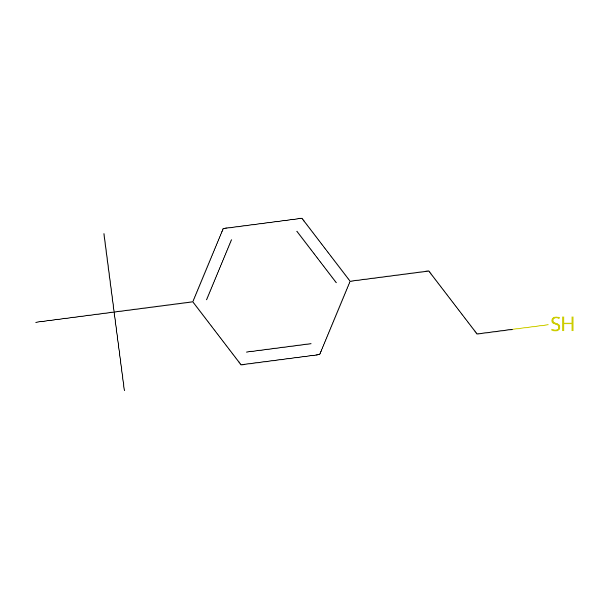2-(4-Tert-butylphenyl)ethane-1-thiol molecular structure, CAS 1267495-52-2