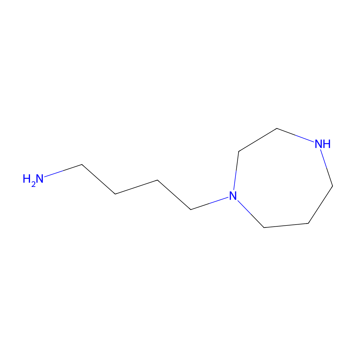 4-(1,4-Diazepan-1-yl)butan-1-amine molecular structure, CAS 1267607-49-7