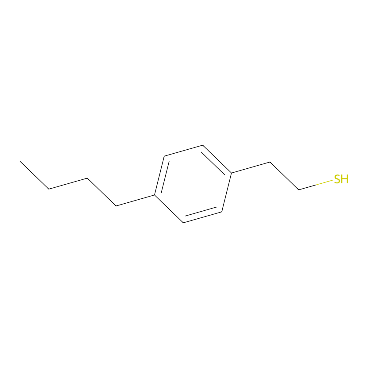 2-(4-n-Butylphenyl)ethanethiol molecular structure, CAS 1267617-98-0