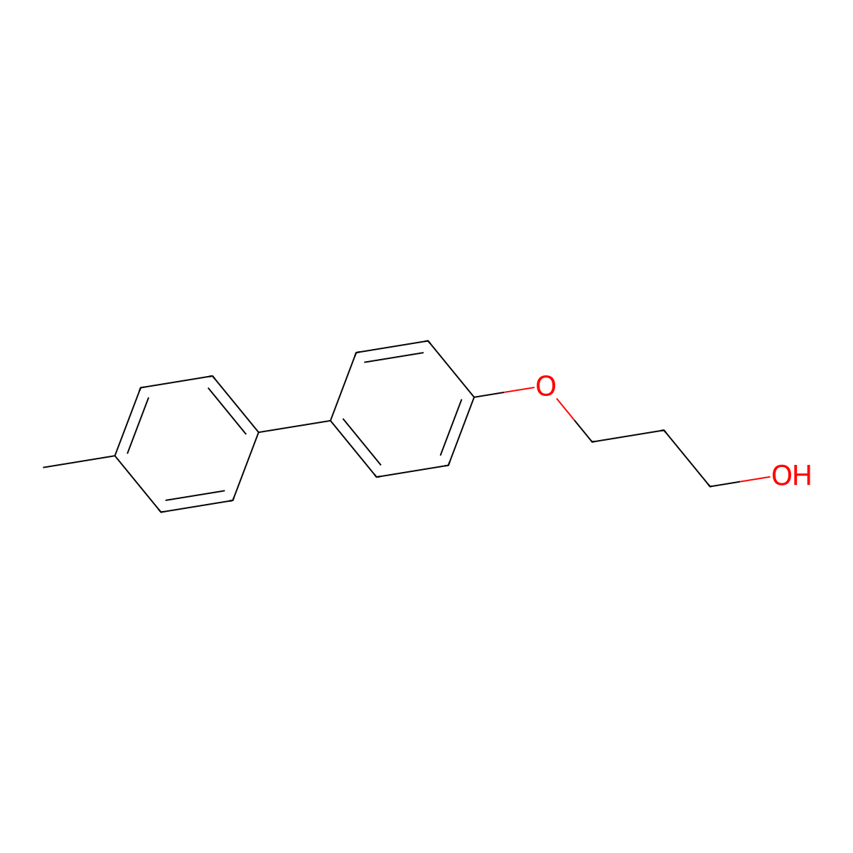 3-[(4'-Methyl[1,1'-biphenyl]-4-yl)oxy]-1-propanol molecular structure, CAS 1267632-36-9