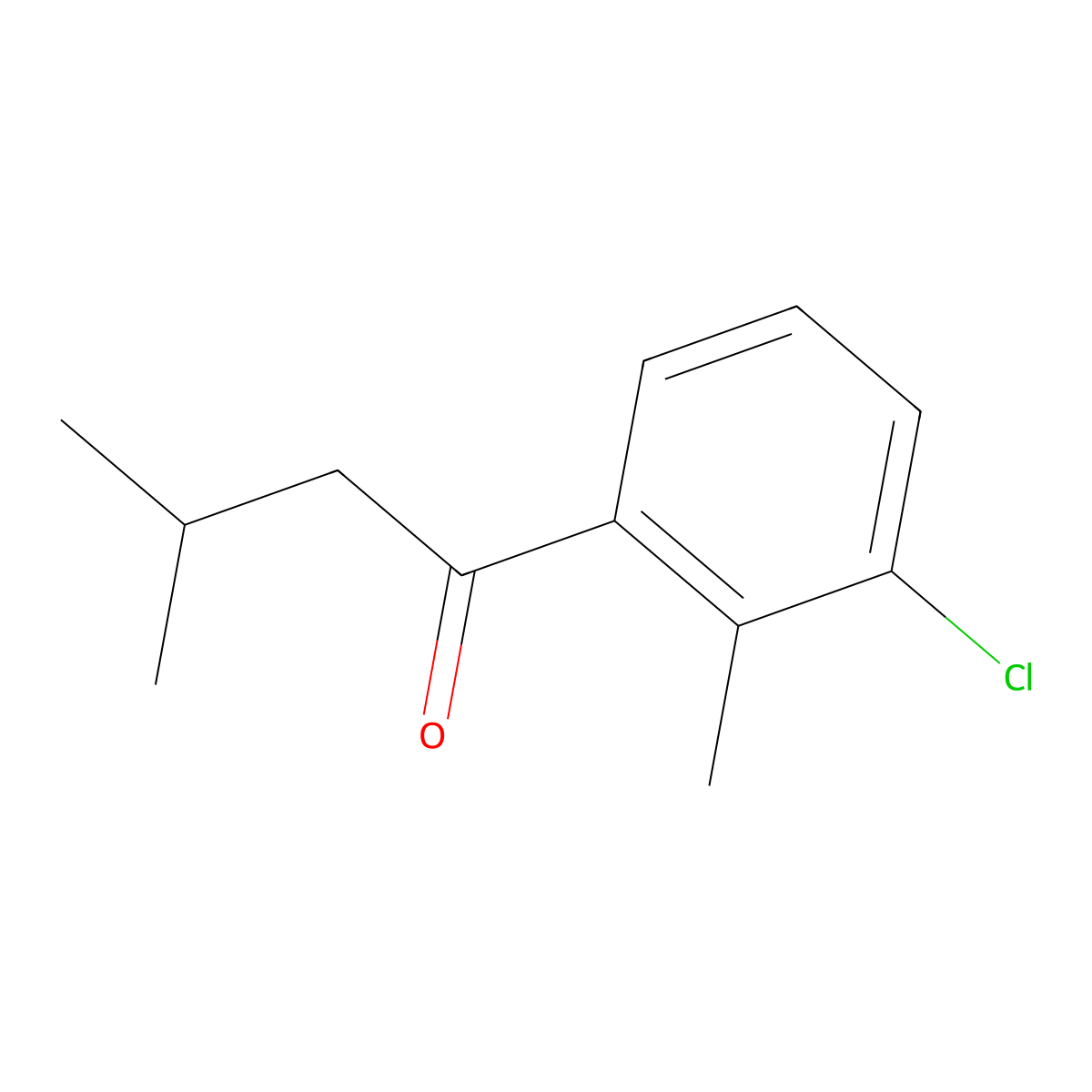 3'-Chloro-2',3-dimethylbutyrophenone molecular structure, CAS 1267667-73-1