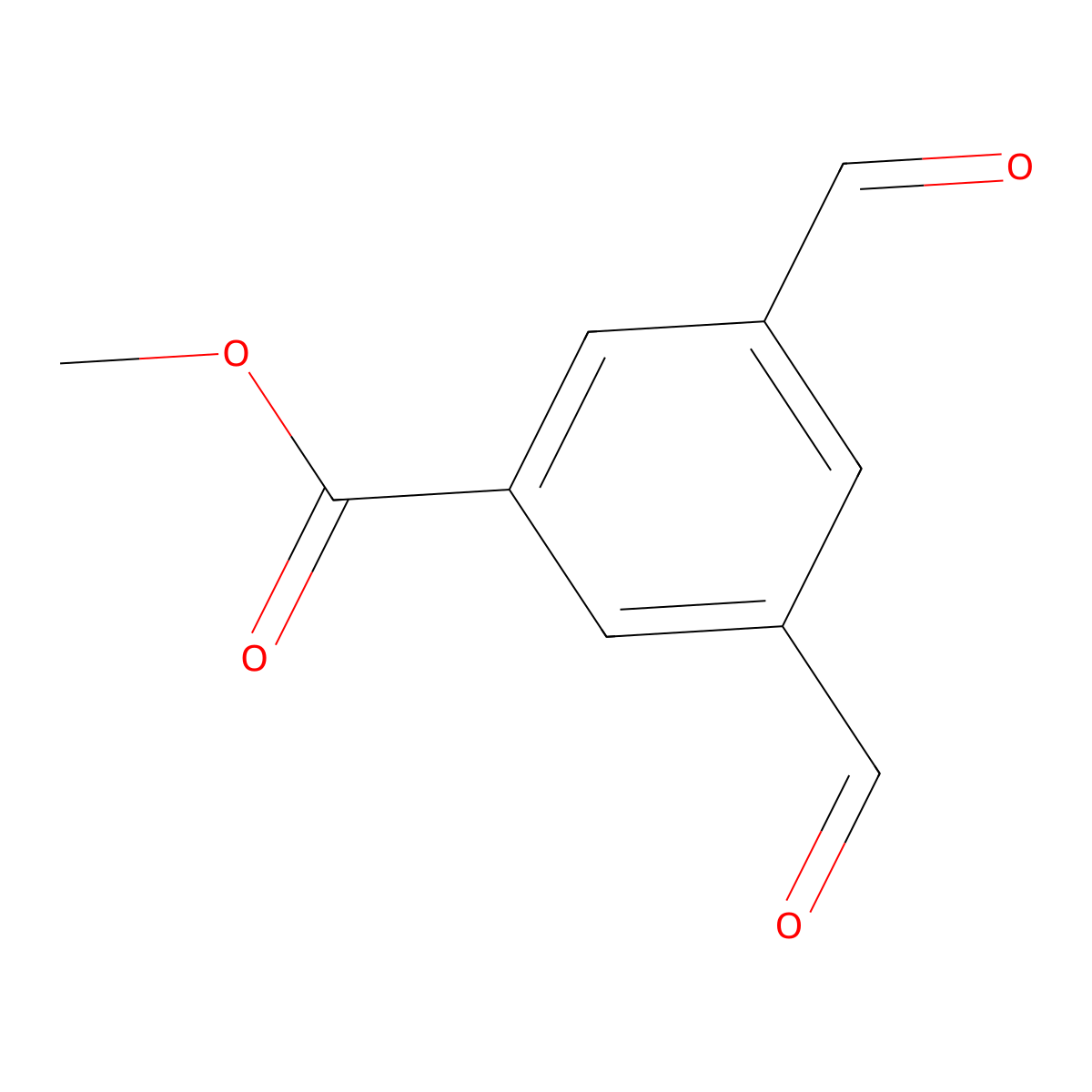 Methyl 3,5-diformylbenzoate molecular structure, CAS 126775-15-3