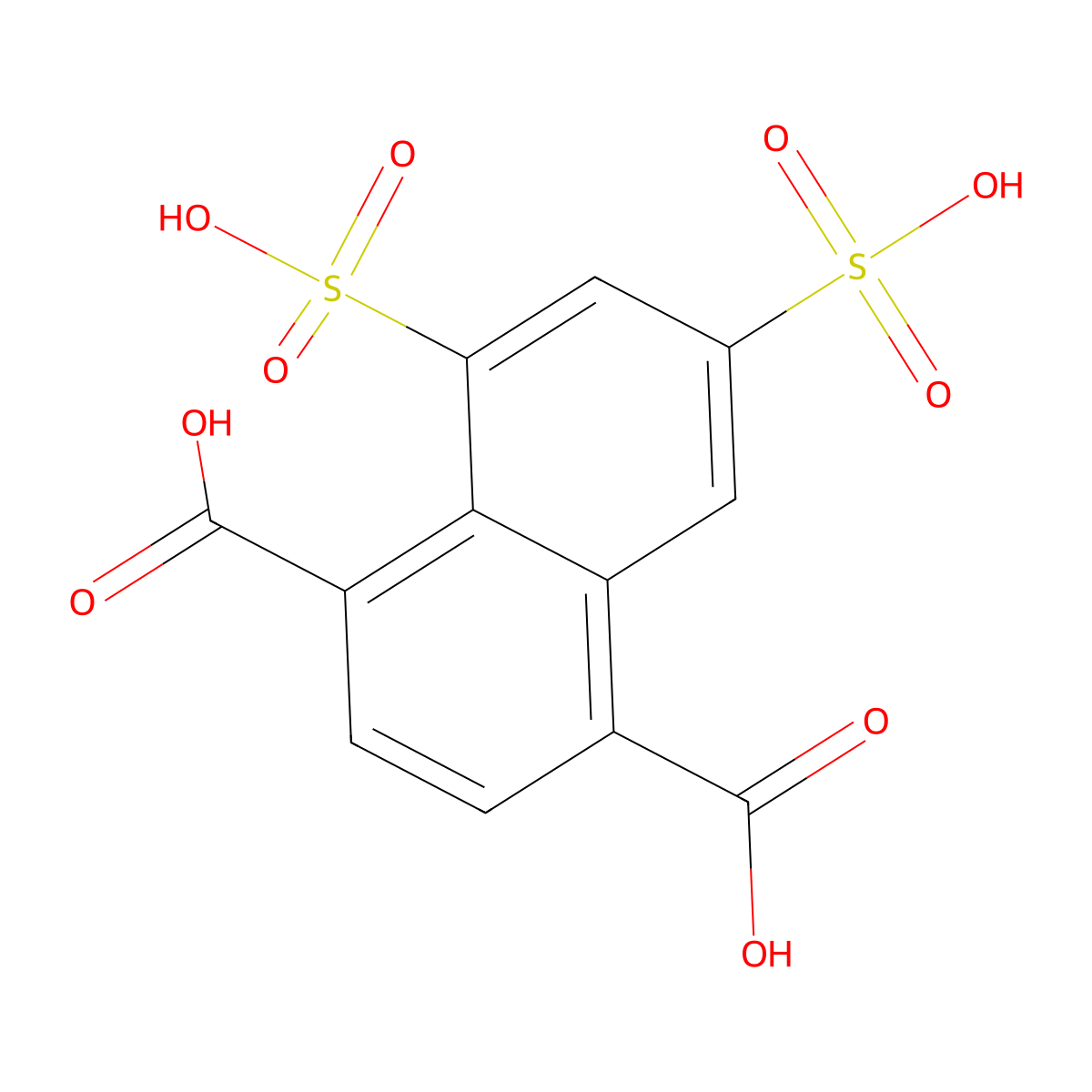5,7-Disulfonaphthalene-1,4-dicarboxylic acid molecular structure, CAS 1267804-17-0