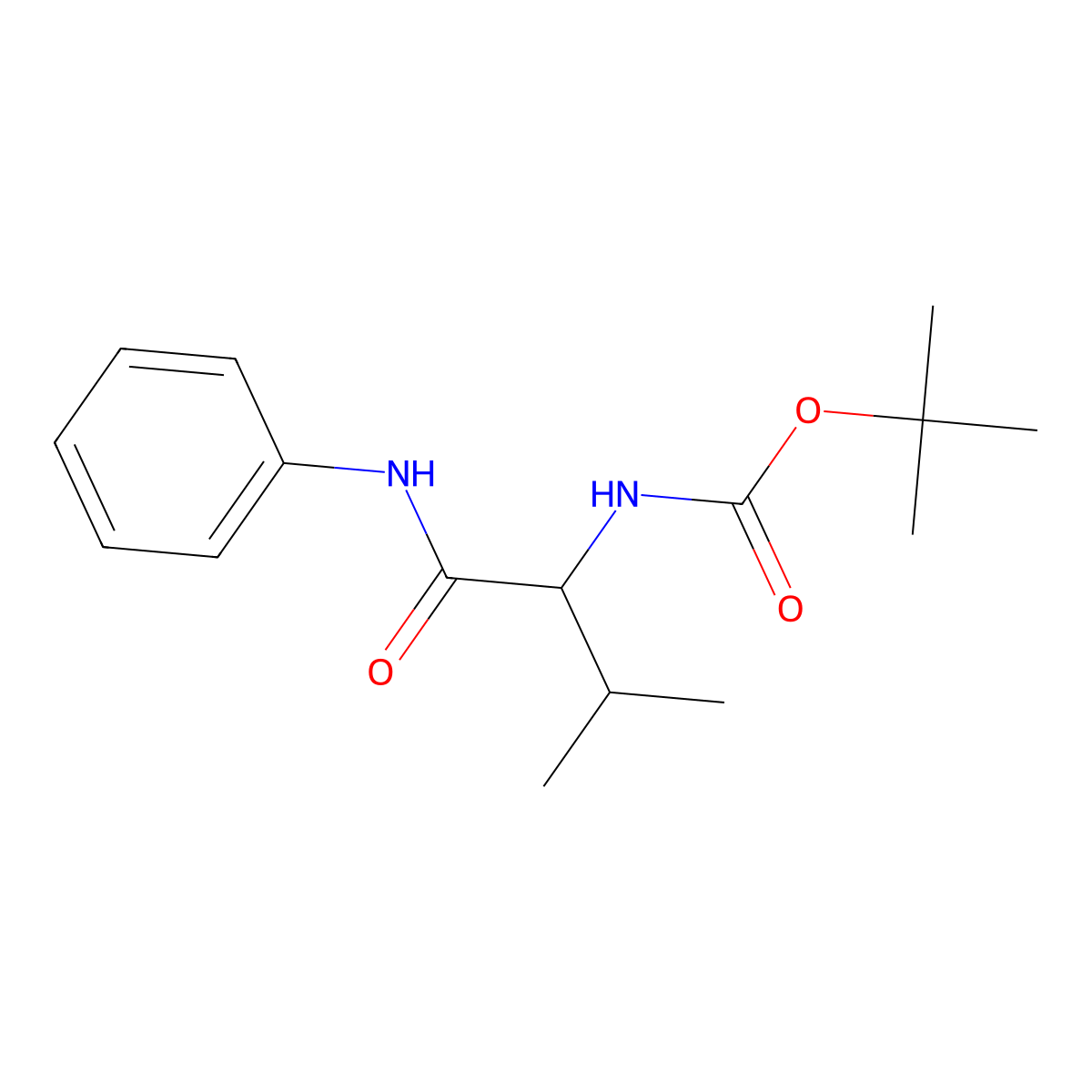 Tert-butyl (S)-(3-methyl-1-oxo-1-(phenylamino)butan-2-YL)carbamate molecular structure, CAS 126787-26-6