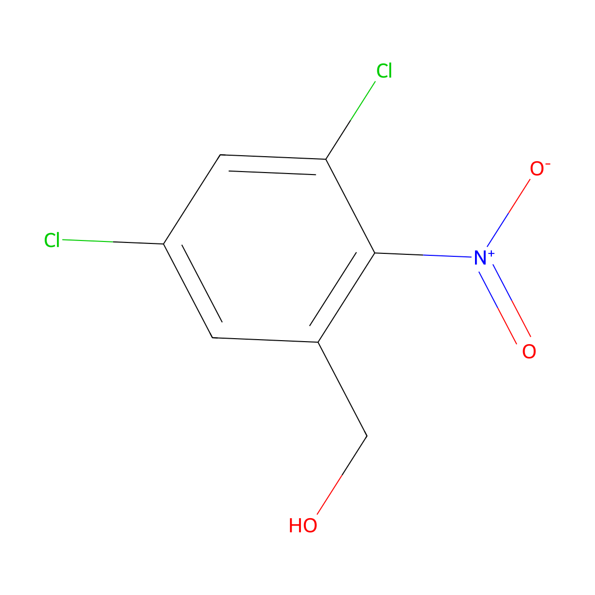 (3,5-Dichloro-2-nitrophenyl)methanol molecular structure, CAS 1267952-21-5