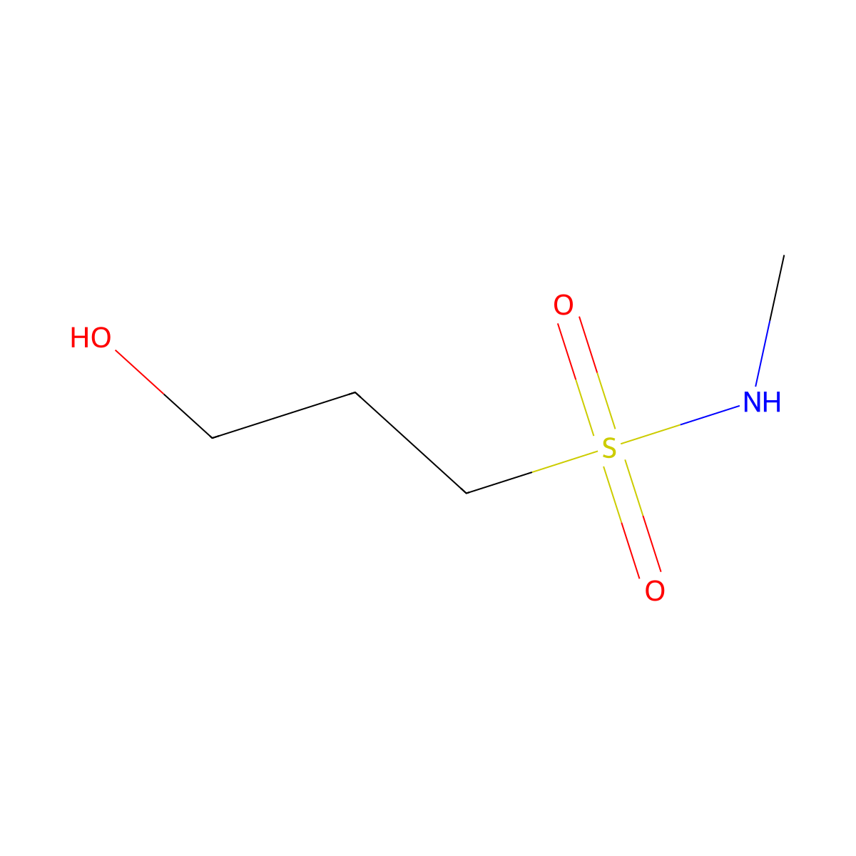3-hydroxy-N-methylpropane-1-sulfonamide molecular structure, CAS 1267971-35-6
