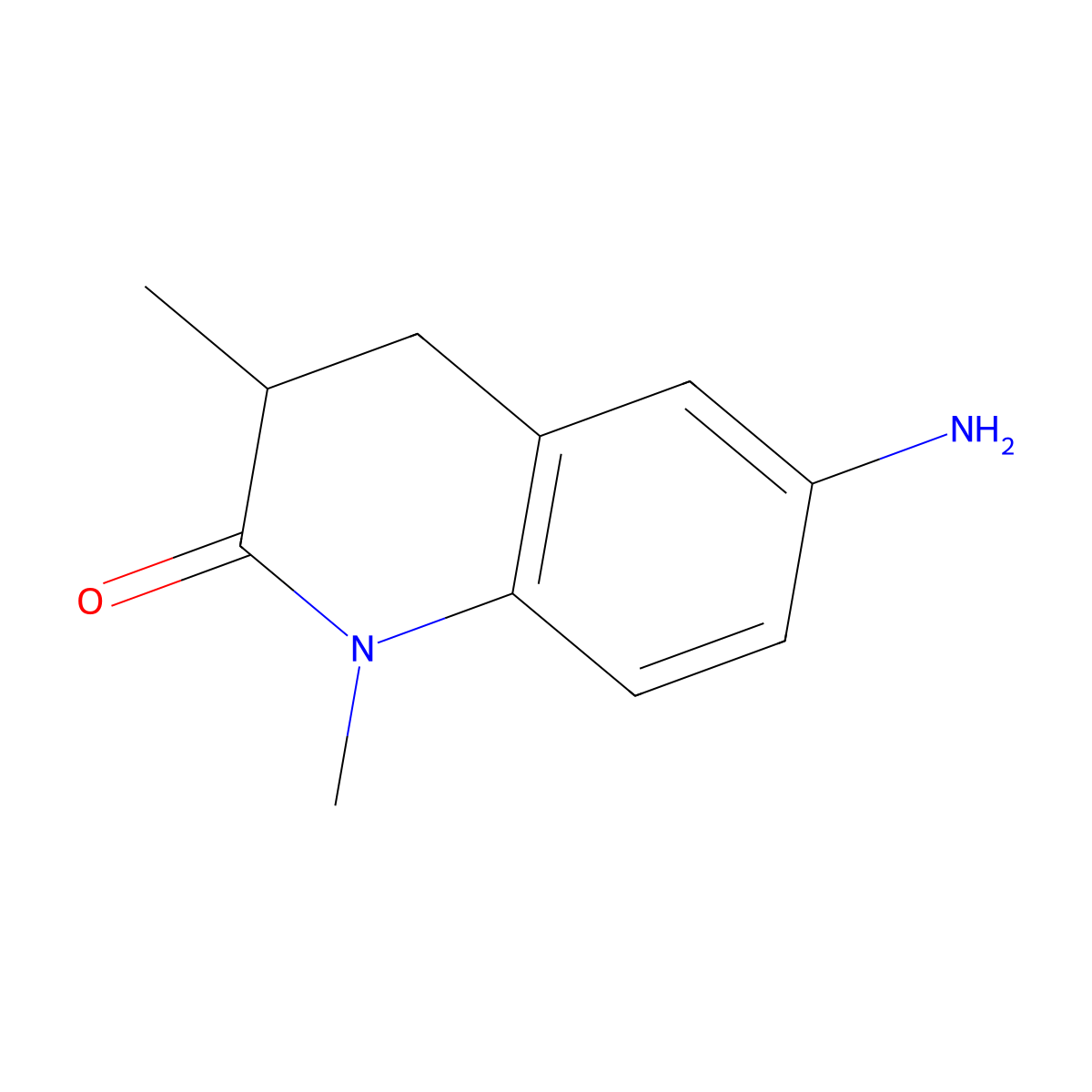 6-Amino-1,3-dimethyl-3,4-dihydro-1H-quinolin-2-one molecular structure, CAS 1267973-48-7